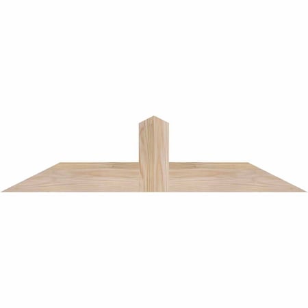 Ekena Millwork Portland Smooth Timber Gable Bracket, Douglas Fir, 36"W x 9"H x 1 1/2"D x 3 1/2"F, 6/12 Pitch GBW036X09X0204POR00SDF